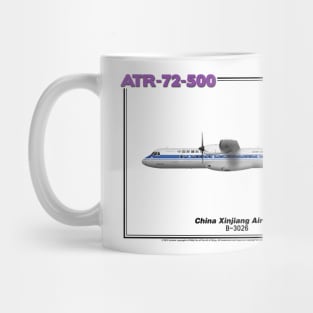 Avions de Transport Régional 72-500 - China Xinjiang Airlines (Art Print) Mug